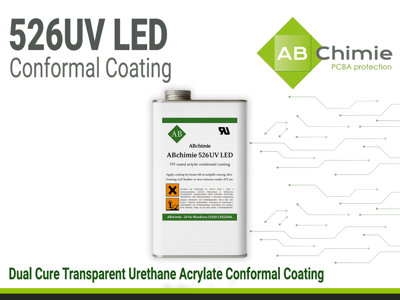 ABchimie526UV LED Soft Dual Cure Conformal Coating
