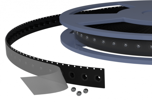 Solder Sphere Tape & Reel Packaging